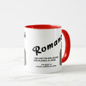Mug Restaurant Romano's, Des Plaines, IL (Devant droit)