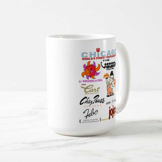 Mug Restaurants Favorite Chicagoland, v2. (Devant droit)