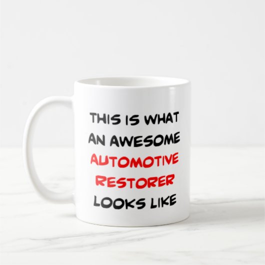 Mug restaurateur automobile, génial (Gauche)