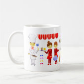 Mug Restauration et bons moments dans un restaurant (Gauche)