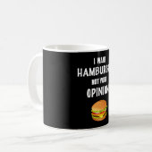 Mug Restauration rapide Burger Fromage Drôle Foodie Ma (Devant gauche)