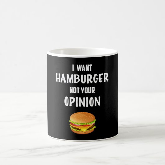 Mug Restauration rapide Burger Fromage Drôle Foodie Ma (Centre)