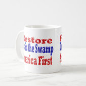 Mug Restaurer l'Amérique d'abord drainer le marais rou (Devant gauche)