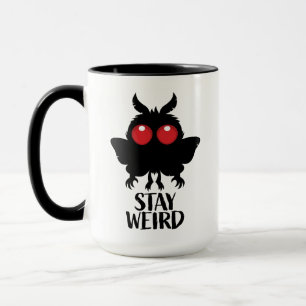 Mug Reste Bizarre Mignon Cryptide Mothman Créature Lég