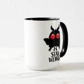 Mug Reste Bizarre Mignon Cryptide Mothman Créature Lég (Devant droit)
