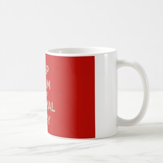 Mug Reste calme, c'est juste un bébé royal. (Droite)