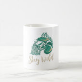 Mug Reste Sauvage Crâne Barbu Moderne (Centre)