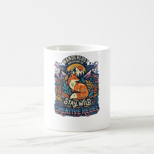 Mug Reste Sauvage – Esprit Libre pour Âmes Aventureuse (Centre)