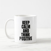 Mug rester calme et penser positif (Gauche)