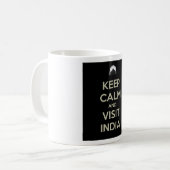 Mug rester calme visiter l'inde (Devant gauche)
