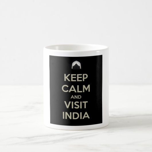 Mug rester calme visiter l'inde (Centre)