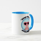 Mug rester cochon sassy (Devant droit)