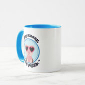 Mug rester cochon sassy (Devant gauche)