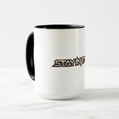 Mug Rester en phase - texte (Devant gauche)