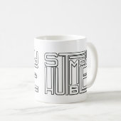 Mug RESTER HUMBLE motivation et inspiration (Devant droit)