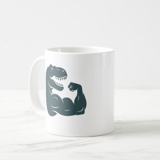 Mug Rester Strongasaurus (Devant gauche)