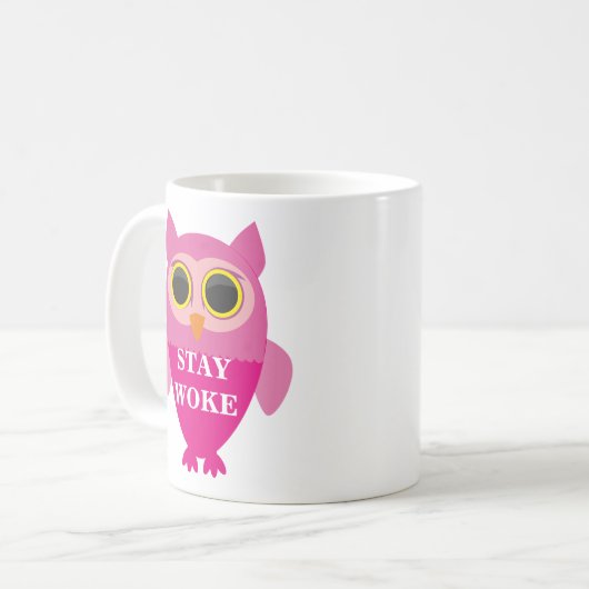 MUG RESTER WOKE OWL (Devant gauche)