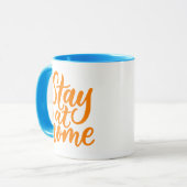 Mug Restez à la maison (Devant gauche)