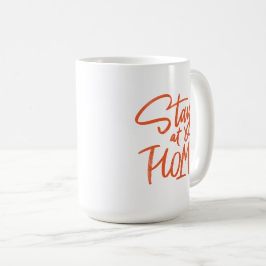 Mug Restez à la maison (Devant droit)