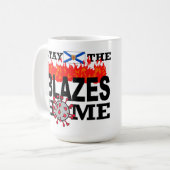 Mug Restez à la maison des Blazes (Devant gauche)