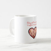 Mug Restez à la maison et atteignez tous vos objectifs (Devant gauche)