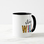 Mug Restez à l'abri (Devant droit)