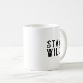 Mug Restez à l'abri (Devant droit)