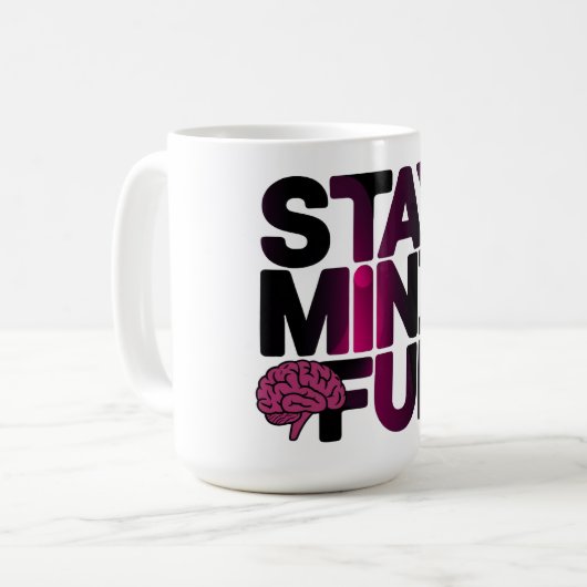Mug Restez attentif (Devant gauche)