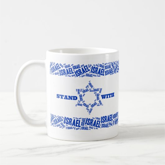 Mug Restez avec Israël (Gauche)