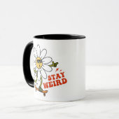 Mug Restez bizarre Skateboard Daisy (Devant gauche)