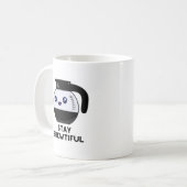 Mug Restez Brewtiful Funny Coffee Pot Pun (Devant gauche)