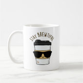 Mug Restez Brewtiful Funny Coffee Pun (Gauche)