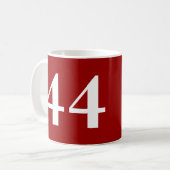 Mug Restez calme c'est seulement un numéro 44ème Anniv (Devant gauche)