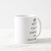 Mug Restez calme, débranchez et profitez de la bouilli (Devant droit)