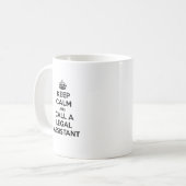 Mug Restez calme et appelez un conseiller juridique (Devant gauche)