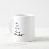 Mug Restez calme et appelez un endocrinologue (Devant gauche)