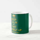 Mug Restez Calme et commencez à vous lever ! (Devant droit)