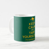 Mug Restez Calme et commencez à vous lever ! (Devant gauche)