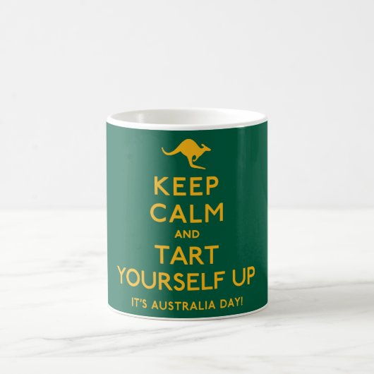 Mug Restez Calme et commencez à vous lever ! (Centre)