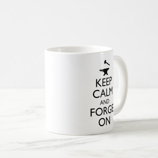 Mug Restez Calme Et Continuez (Devant droit)