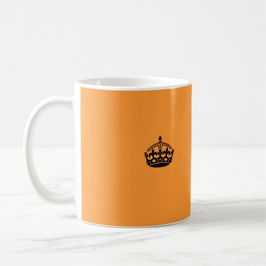 Mug Restez calme et embrassez un slogan Ginger, les ch (Gauche)
