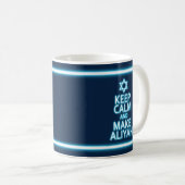 Mug Restez Calme Et Faites De L'Aliyah (Devant droit)