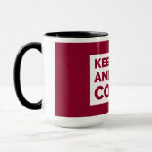 Mug Restez calme et faites du café (Gauche)