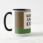 Mug Restez calme et faites du café (Gauche)