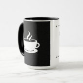 Mug Restez calme et faites du café (Devant gauche)