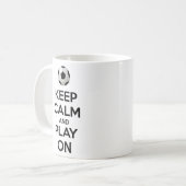Mug Restez calme et jouez (Devant gauche)