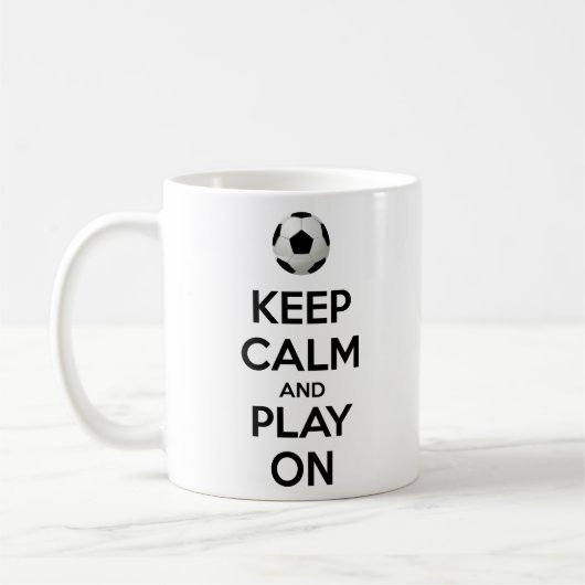 Mug Restez calme et jouez (Gauche)