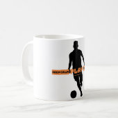 Mug Restez calme et jouez au football (Devant gauche)