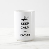 Mug Restez calme et Kayak (Centre)