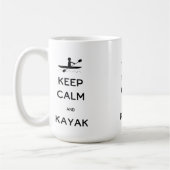 Mug Restez calme et Kayak (Gauche)
